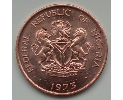 Нигерия 1/2 кобо 1973