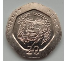 Остров Мэн 20 пенсов 1993-1995