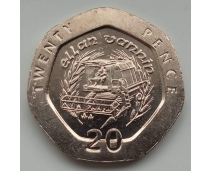 Остров Мэн 20 пенсов 1993-1995