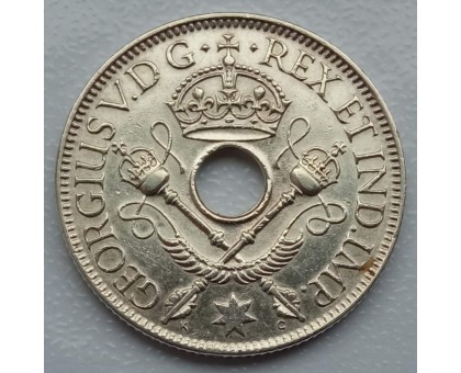 Новая Гвинея 1 шиллинг 1935 серебро