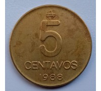 Аргентина 5 сентаво 1985-1988