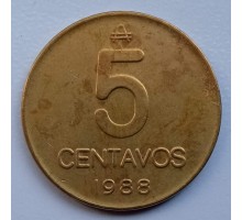 Аргентина 5 сентаво 1985-1988