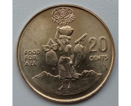 Соломоновы острова 20 центов 1995. ФАО