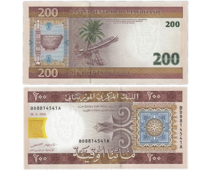Мавритания 200 угий 2006
