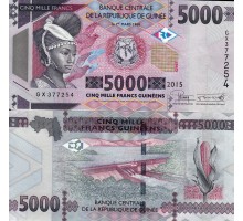 Гвинея 5000 франков 2015
