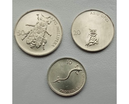 Словения 1992-1993. Набор 3 шт.