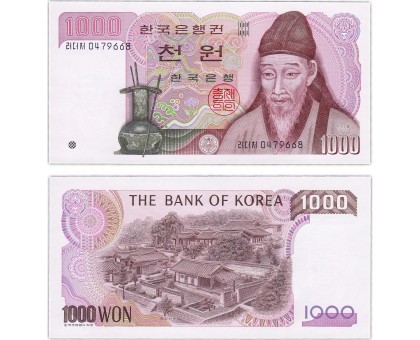 Южная Корея 1000 вон 1983