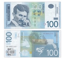 Сербия 100 динар 2013