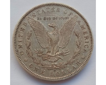 США 1 доллар 1891 серебро