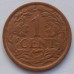Нидерланды 1 цент 1929