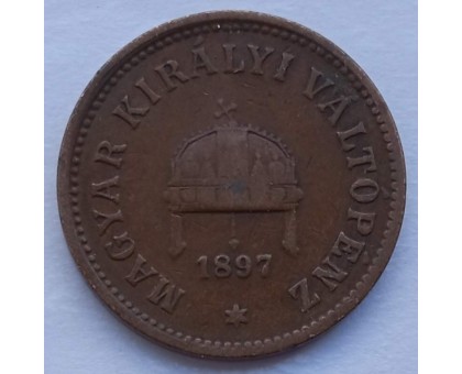 Венгрия 2 филлера 1897