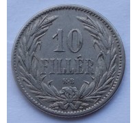 Венгрия 10 геллеров 1894