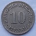 Германия 10 пфеннигов 1912 A