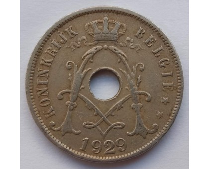 Бельгия 25 сантимов 1929 Belgie