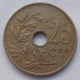 Бельгия 25 сантимов 1929 Belgie