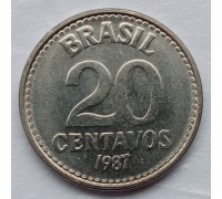 Бразилия 20 сентаво 1986-1988