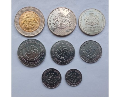 Грузия 1993-2006. Набор 8 монет