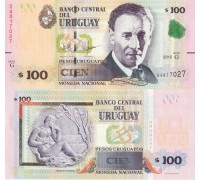 Уругвай 100 песо 2015