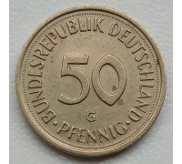Германия (ФРГ) 50 пфеннигов 1989 G