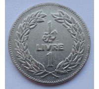 Ливан 1 ливр 1975-1981