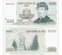Чили 1000 песо 2007