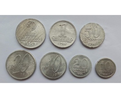 Бразилия 1956-1965. Набор 7 шт