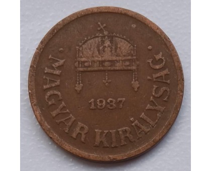 Венгрия 2 филлера 1937