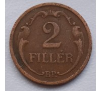 Венгрия 2 филлера 1937