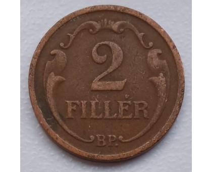 Венгрия 2 филлера 1937