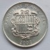 Андорра 1 сантим 2002. Пиренейская серна