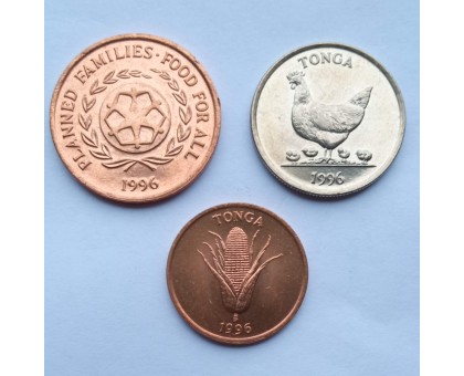 Тонга 1996. Набор 3 шт