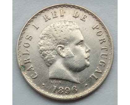 Португалия 500 рейс 1896 серебро