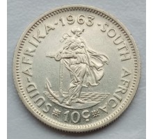ЮАР 10 центов 1963 (серебро)