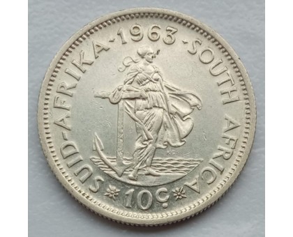 ЮАР 10 центов 1963 (серебро)