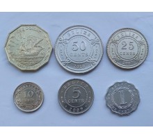 Белиз 2000-2012. Набор 6 монет