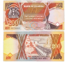 Уганда 200 шиллингов 1987