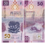 Мексика 50 песо 2021 полимер
