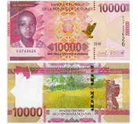Гвинея 10000 франков 2018 (2019)
