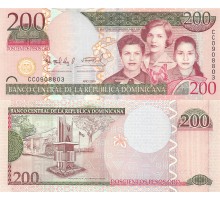 Доминикана 200 песо 2009