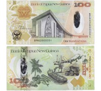 Папуа-Новая Гвинея 100 кина 2008. 35-летие Банка Папуа-Новой Гвинеи