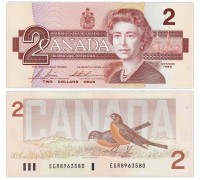 Канада 2 доллара 1986