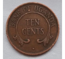 Уганда 10 центов 1966-1975