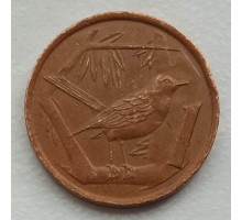 Каймановы острова 1 цент 1972-1986