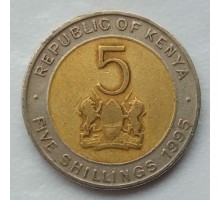 Кения 5 шиллингов 1995-1997