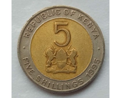 Кения 5 шиллингов 1995-1997