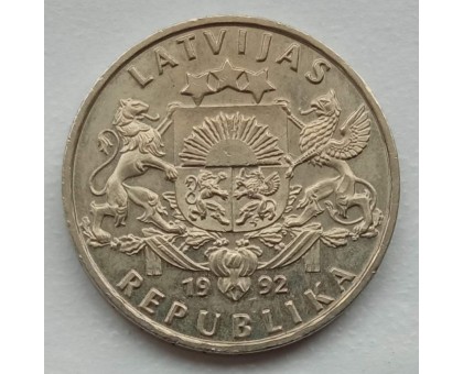 Латвия 1 лат 1992-2008