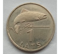 Латвия 1 лат 1992-2008