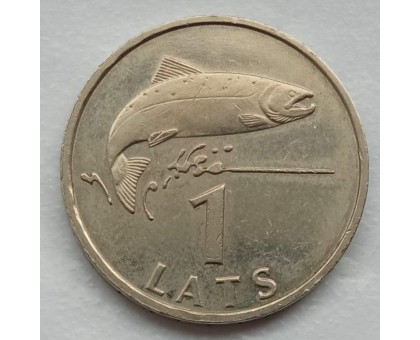 Латвия 1 лат 1992-2008