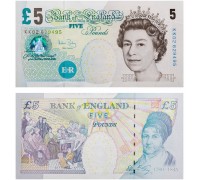 Великобритания 5 фунтов 2002