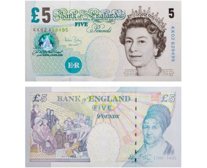 Великобритания 5 фунтов 2002
